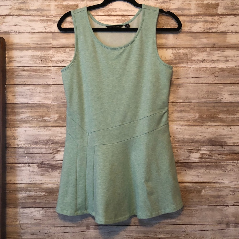 Peplum Halston top XS Mint Green